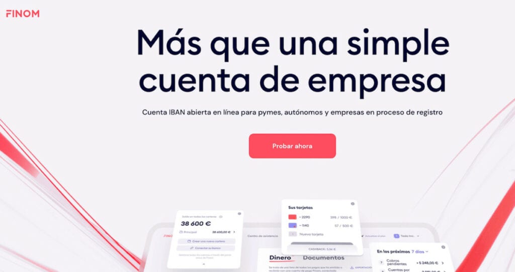 Finom, plataforma de gestión contable y cuenta para negocios