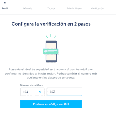 Abrir cuenta con Wise paso 3