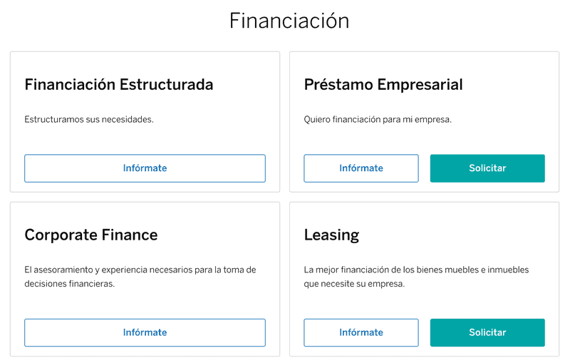 Financiación para negocios