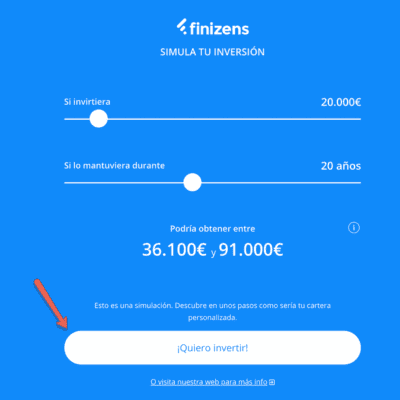 Finizens abrir cuenta paso 2