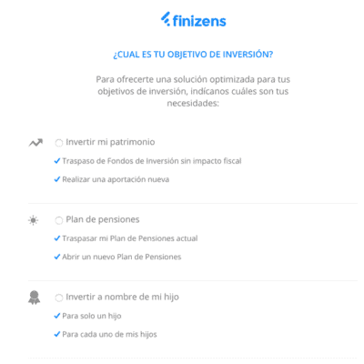 Finizens abrir cuenta paso 5