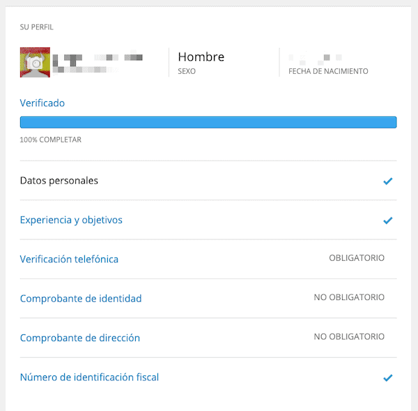 Confirma tu cuenta con eToro