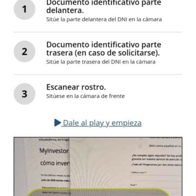 MyInvestor abrir cuenta paso 3