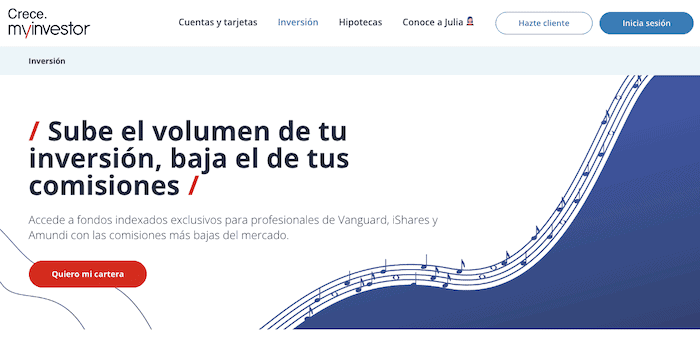 Fondos indexados de MyInvestor