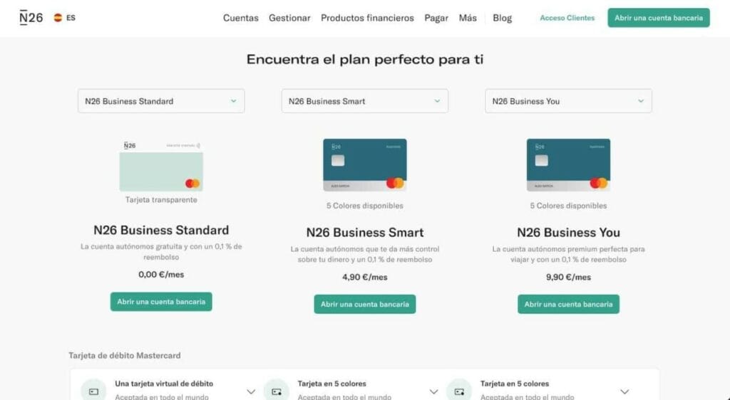 Las cuentas de N26