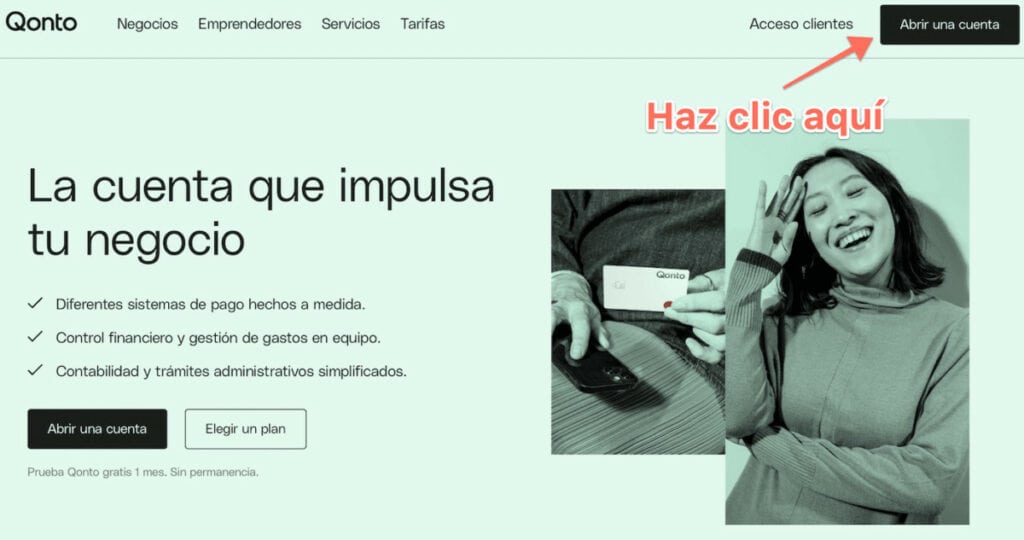 Abrir una cuenta con Qonto paso a paso