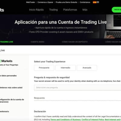Abrir cuenta IC MArkets paso 8