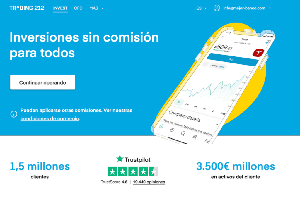Opiniones de Trading 212