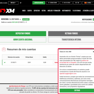XM con soporte en español