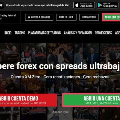 XM apertura de cuenta paso 1