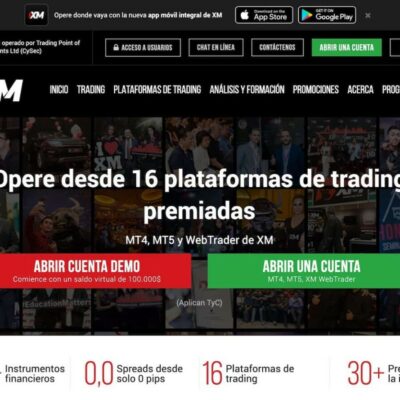 Plataforma de trading XM