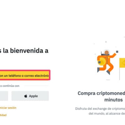 Binance paso 2