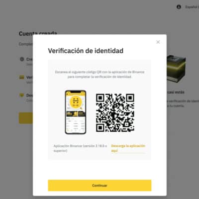 Binance paso 6