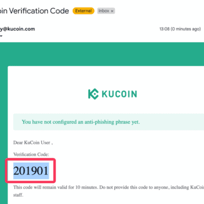 Abrir cuenta con KuCoin paso 2