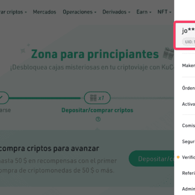 Abrir cuenta con KuCoin paso 4