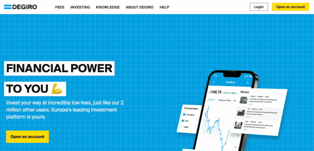DEGIRO es una alternativa a XTB