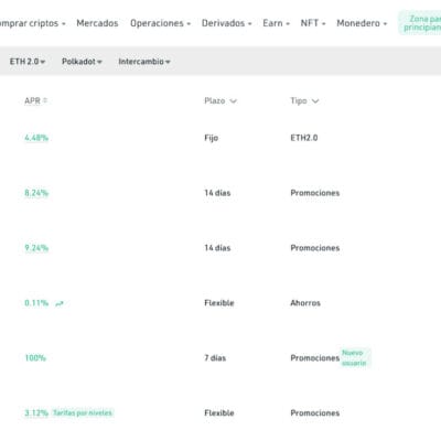 Opciones de Staking en KuCoin