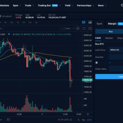 Opciones de trading con Crypto.com