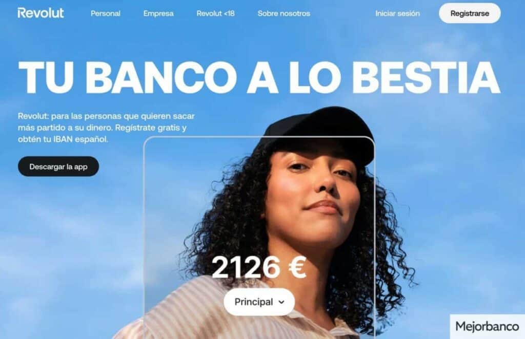 La cuenta online de Revolut