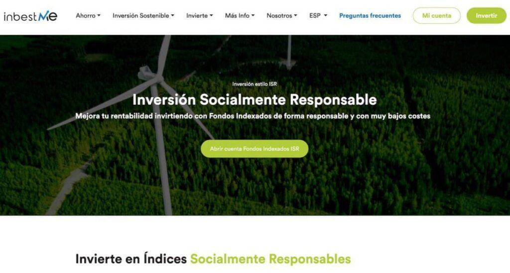 Inversiones socialmente responsables de inbestMe