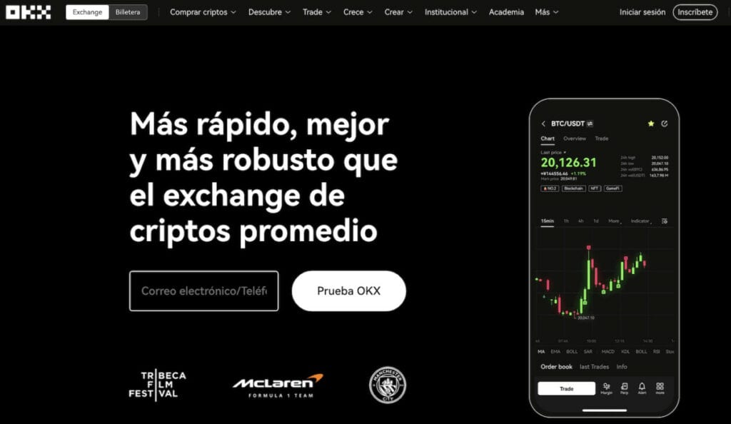 Exchange de criptomonedas OKX
