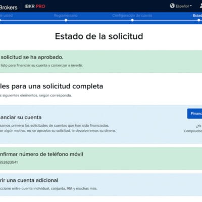 Abrir cuenta de Interactive Brokers paso 8