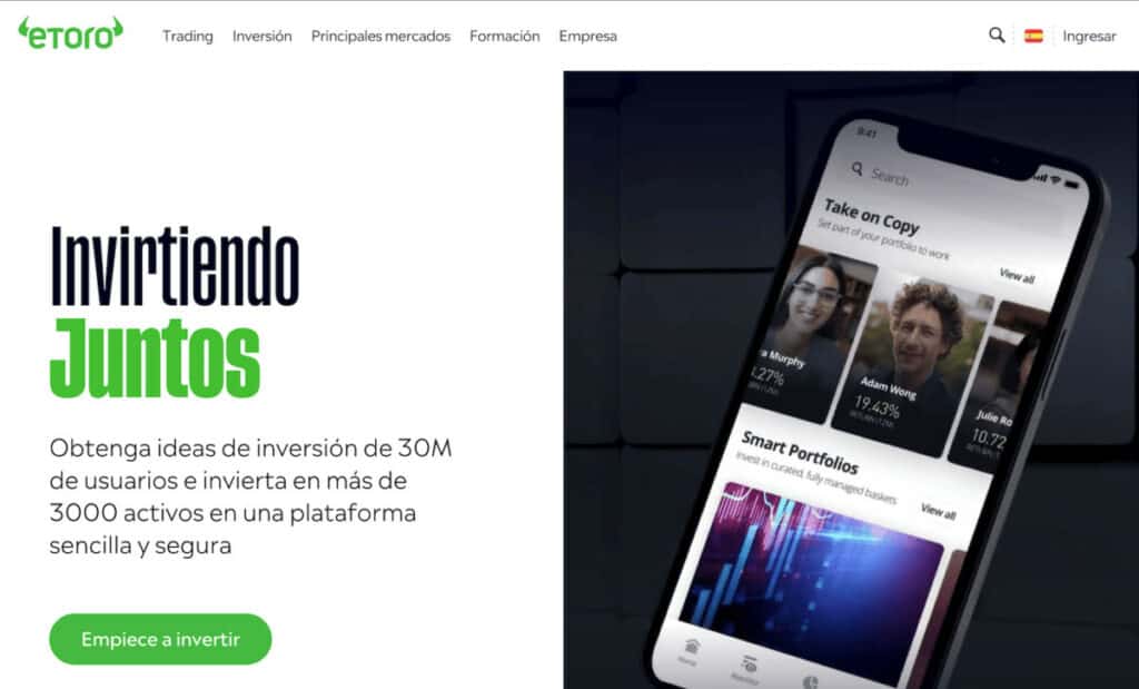 eToro alternativa a Interactive Brokers