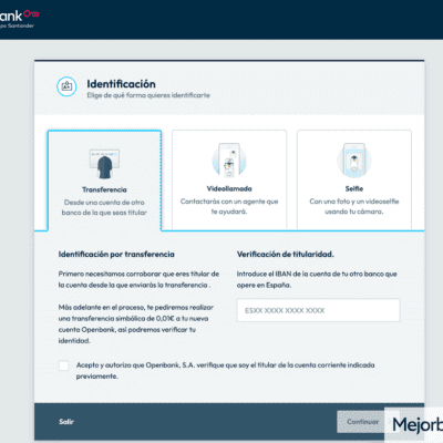 Abrir cuenta con Openbank paso 4