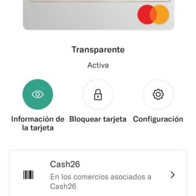 Manejo de las tarjetas con la cuenta de N26