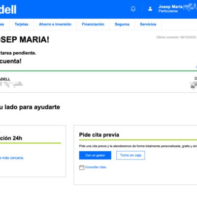 Mi cuenta del Banco Sabadell
