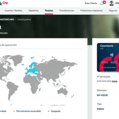 Opciones de seguridad de Openbank