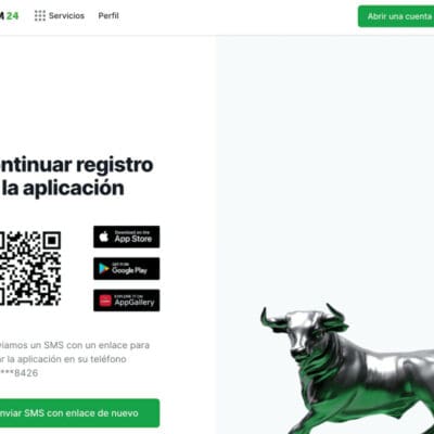 Abrir cuenta Freedom24 paso 1