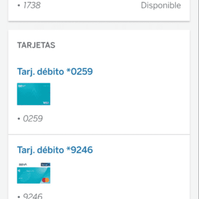 Pago móvil desde la app del BBVA