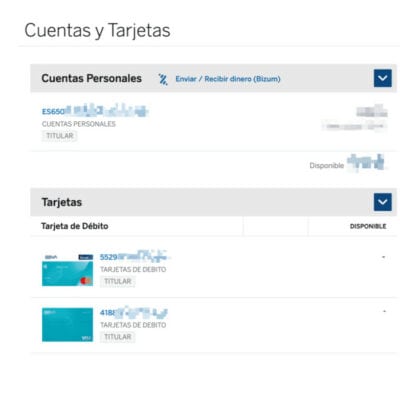 bbva cuenta y tarjetas reales de josep garcia mejor banco