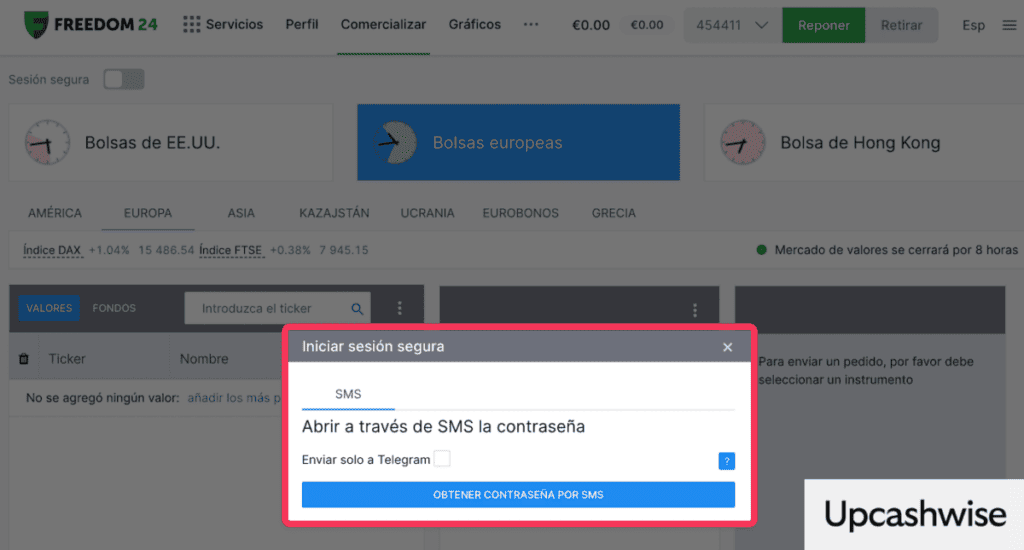 La seguridad en Freedom24