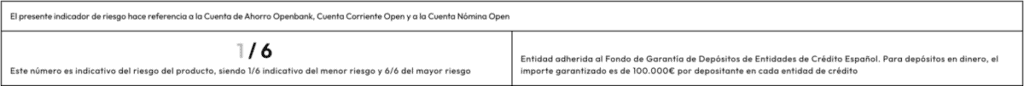 El riesgo de openbank